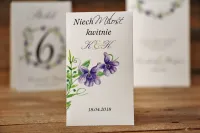 Nasiona dla Gości Weselnych Fiołki | Eko Upominki | Amelia