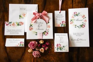 Hochzeitseinladungs-Probierset Aquarelle Nr. 27