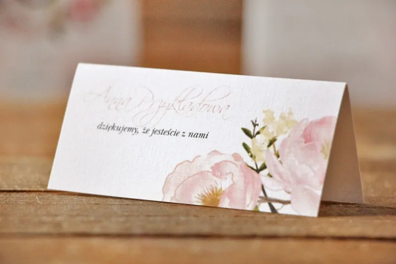 Vignetten für den Hochzeitstisch, Hochzeit - Aquarelle Nr. 8 - Puderpfingstrosen Vignetten für den Hochzeitstisch, Hochzeit - Aquarelle Nr. 8 - Puderpfingstrosen