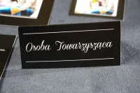 Czarne Winietki Ślubne ze Zdjęciem | Personalizacja | Zamów