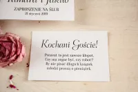 Bilecik do Zaproszeń Ślubnych ze Zdjęciem | Amelia Wedding
