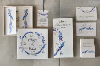Próbki Zaproszeń Ślubnych Pistacjowe - Zestaw | Amelia-Wedding