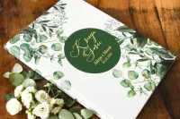 Złocona Księga Gości Weselnych Eukaliptus | Amelia Wedding