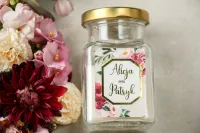 Świeczki Podziękowania dla Gości Glamour | Personalizowane