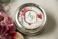 Świeczki Podziękowania dla Gości Glamour | Piwonie | Lotus