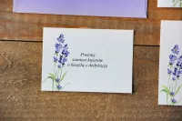 Bileciki do Zaproszeń Ślubnych Lawenda | Amelia-Wedding.pl