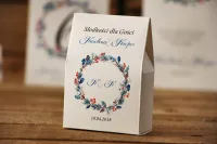 Zimowe Pudełeczka Podziękowania dla Gości | Akwarele nr 15