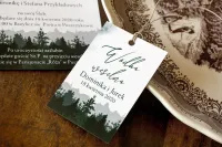 Zawieszki na Wódkę Weselną Las | Eleganckie | Delize nr 1