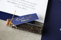 Podziękowania dla Gości Buteleczka z Herbatą Granat Złoto