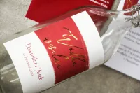 Etykiety na wódkę weselną złocone Verte | Personalizuj!