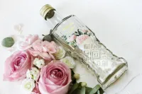 Butelki na Nalewki Weselne Złocone | Podziękowania dla Gości