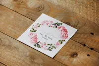 Akwarelowe Save the Date z Różami | Zawiadomienia o Ślubie