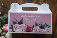 Pudełko na Ciasto dla Gości Weselnych Vintage | Eteryczne 3
