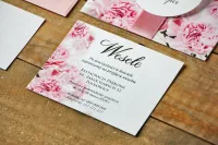 Bilecik do Zaproszeń Ślubnych Wkładka Akwarele | Amelia-Wedding