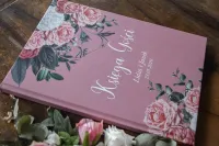 Księga Gości Weselnych Piwonie | Personalizowana | Eteryczne