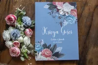 Akwarelowa Księga Gości Niebiesko-Różowa | Eteryczne Nr 4