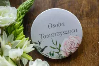 Eleganckie Przypinki Ślubne z Różami | Eteryczne nr 5