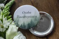 Przypinki Weselne Las | Oryginalne Podziękowania dla Gości