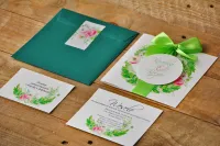 Eleganckie Zaproszenia Ślubne z Jaskrami | Amelia-Wedding.pl