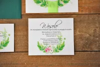 Wkładki do Zaproszeń Ślubnych Akwarele | Amelia-Wedding.pl