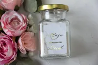 Świeczki Podziękowania dla Gości Złocone | Marmurowe nr 1