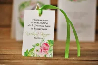 Zawieszki na Wódkę Weselną Akwarele | Personalizuj Tekst