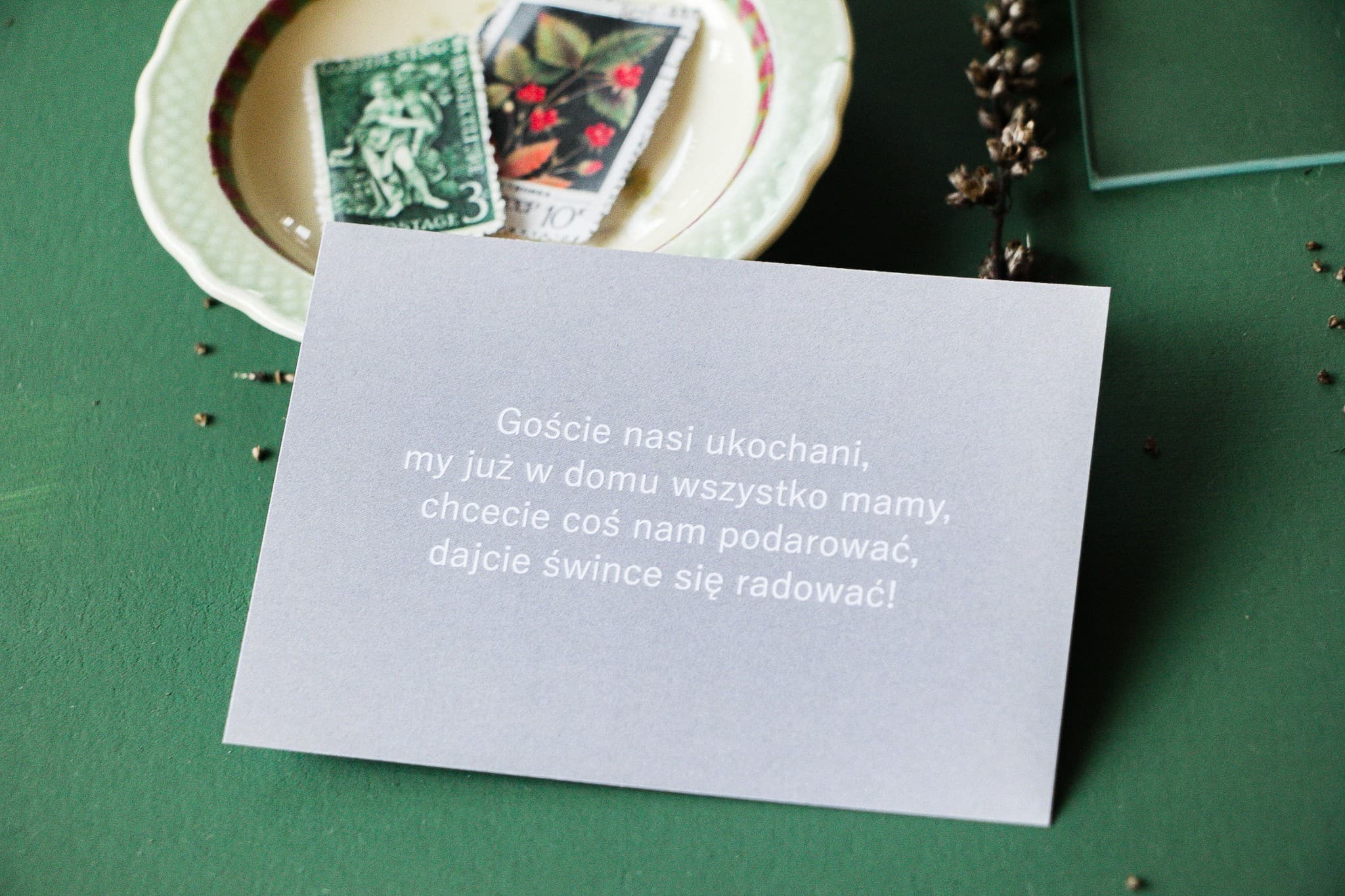 Bileciki do Zaproszeń Wkładki Informacyjne RSVP | Dodatkowe Karteczki do Zaproszeń Ślubnych | Soft nr 2