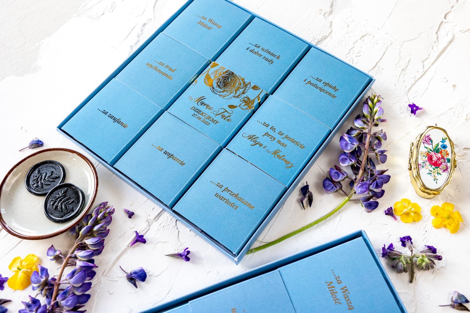 Regalo de agradecimiento premium para padres estilo Onyks.