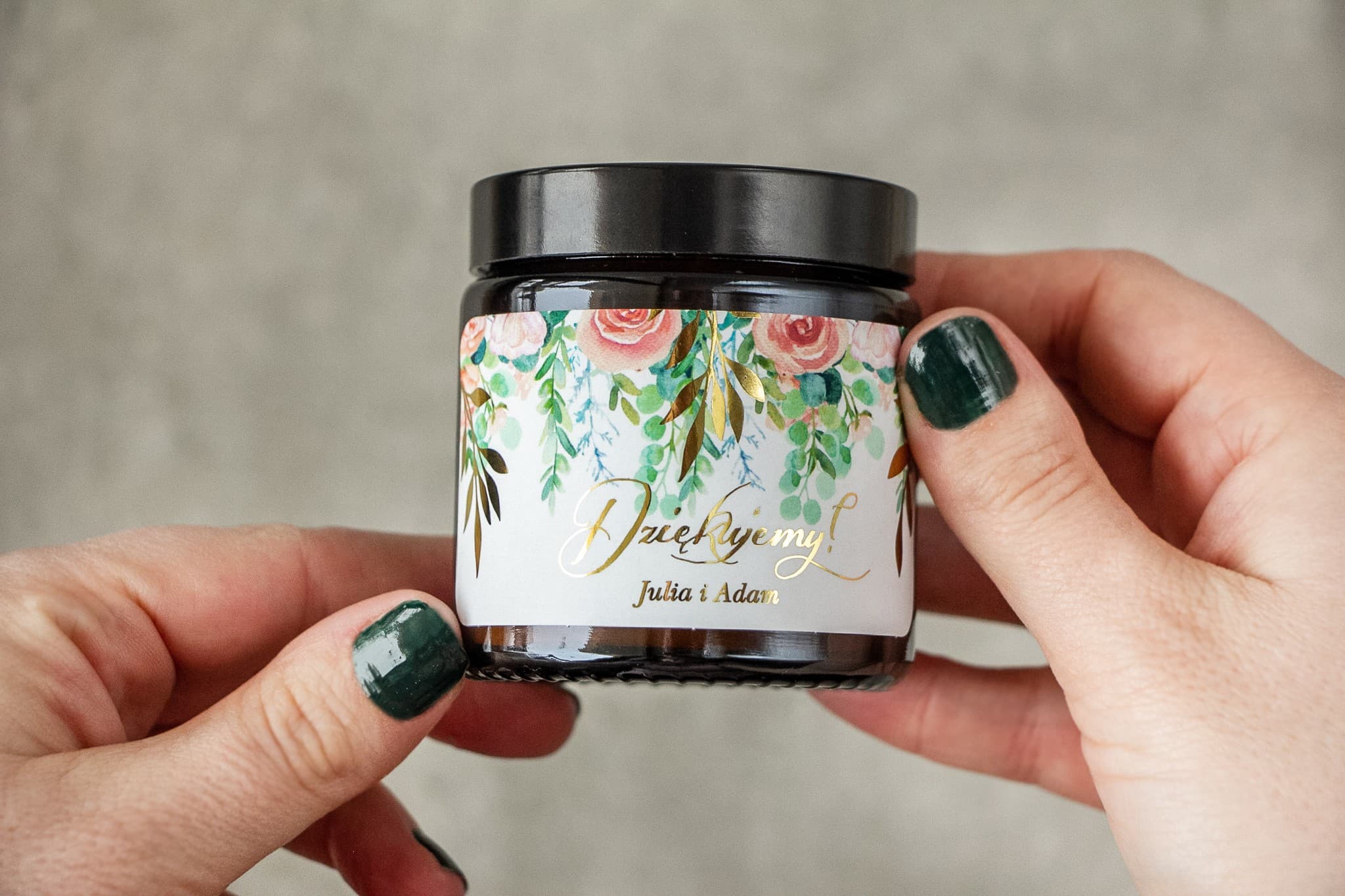 Bougies de soja artisanales - cadeaux de mariage - Rubin n° 2 par Amelia Wedding