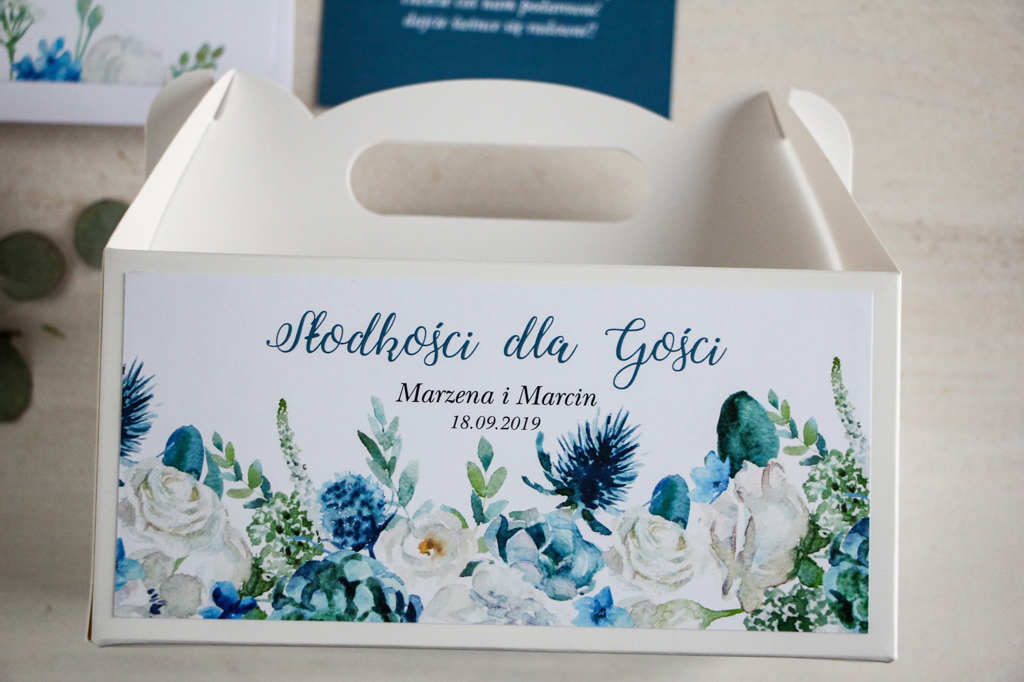 Elegante Caja para Pastel con Asa | Detalles para Invitados de Boda | Aurum n.º 4