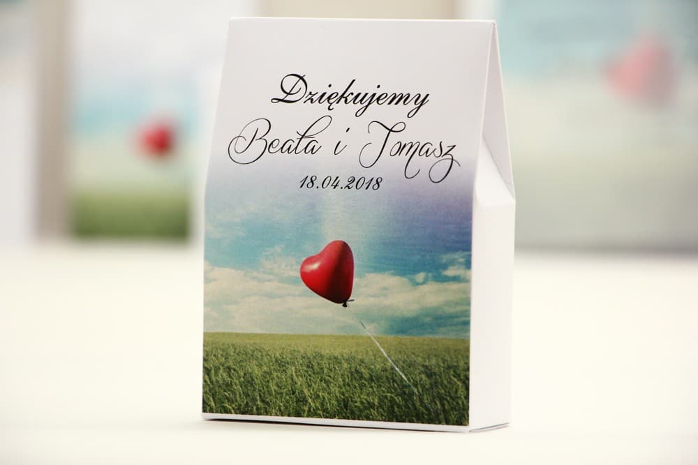 Cajitas con Caramelos y Motivo de Globo, Paisaje Veraniego | Detalles Originales para Invitados de Boda | Elegant n.º 19