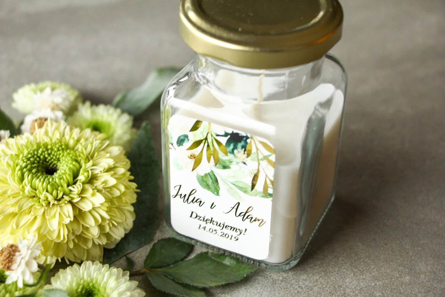 Gastgeschenke Rubin Nr. 1 – Sojakerzen im Glamour-Stil