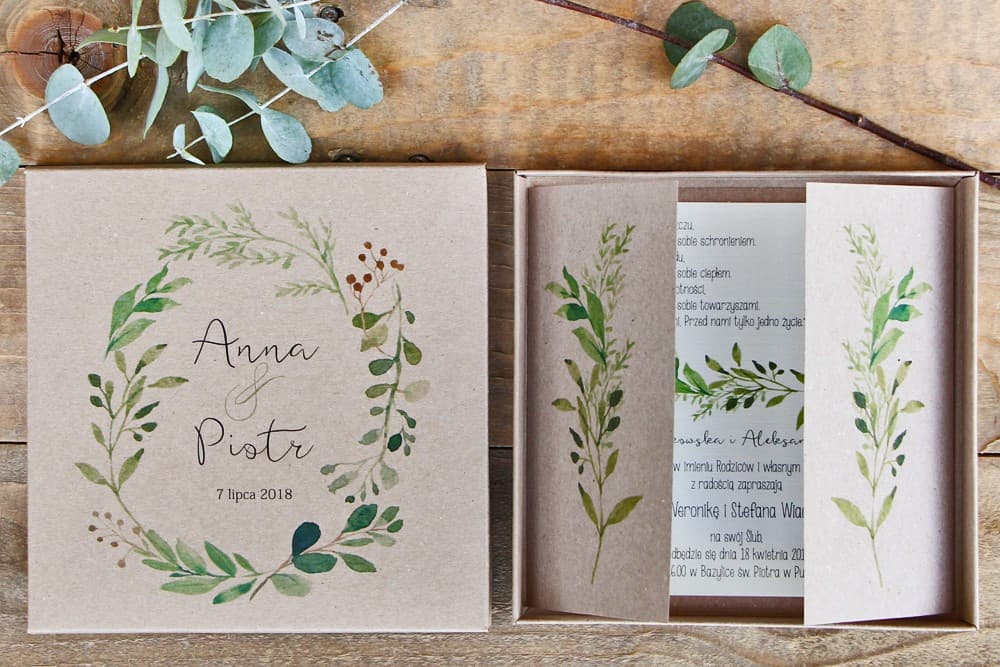 Margaret No. 7 Eco-friendly wedding invitations