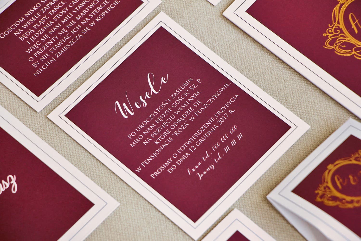 Elegant Wedding Invitation Enclosure Cards | Money Poem, RSVP | Sonata No. 6