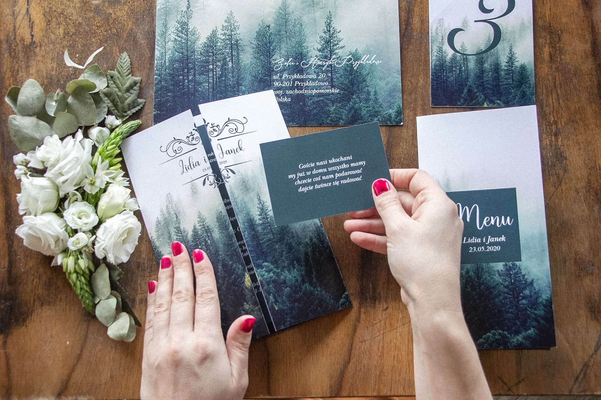 Ethereal No. 6 Wedding Invitation – Forest & Boho Theme