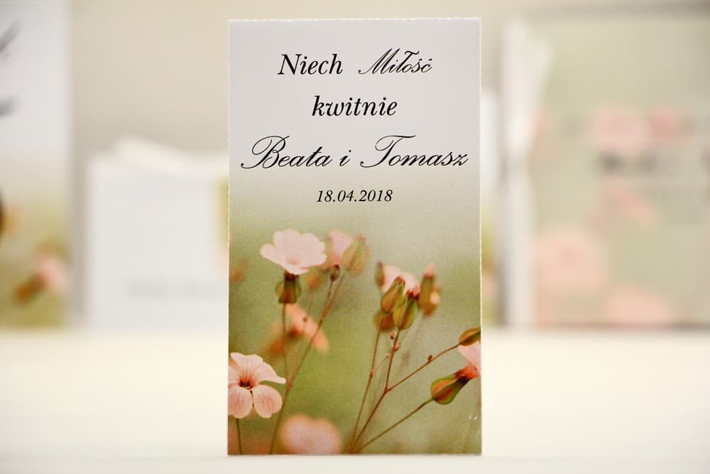 Forget-Me-Not Seeds with Wildflower Motif | Wedding Favours, Seed Packets | Elegant No. 29