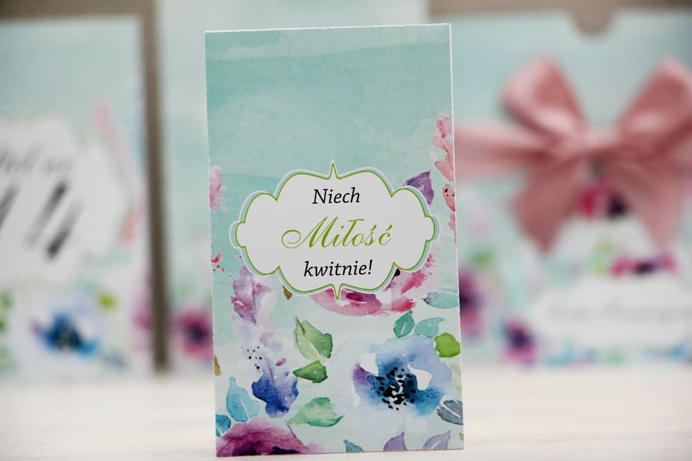 Eco Forget-Me-Not Seeds with Wildflower Graphics | Original Wedding Favours | Felicja No. 17