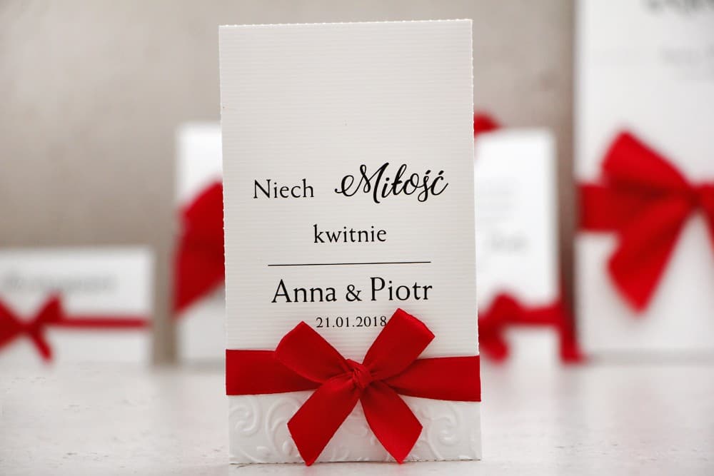 Forget-Me-Not Seeds Wedding Favours, Textured with Bow | Wedding & Communion Gifts | Belisa No. 2