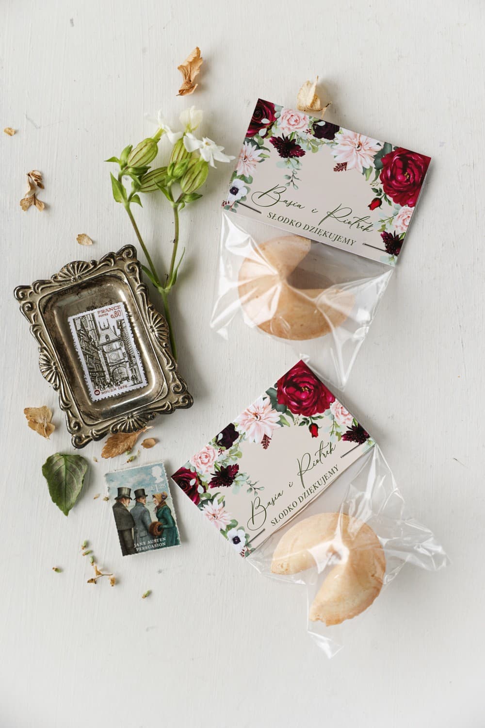 Fortune Cookies, Sweet Floral Wedding Favours | Korani Design 4