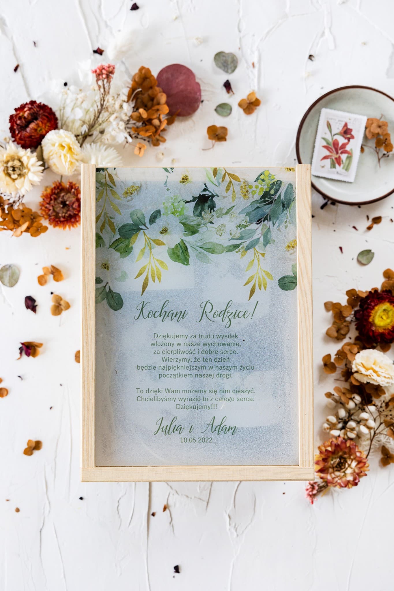 Elegant Gift Box with Soy Candles | Wedding Parents Thank You Gift | Rubin No. 1