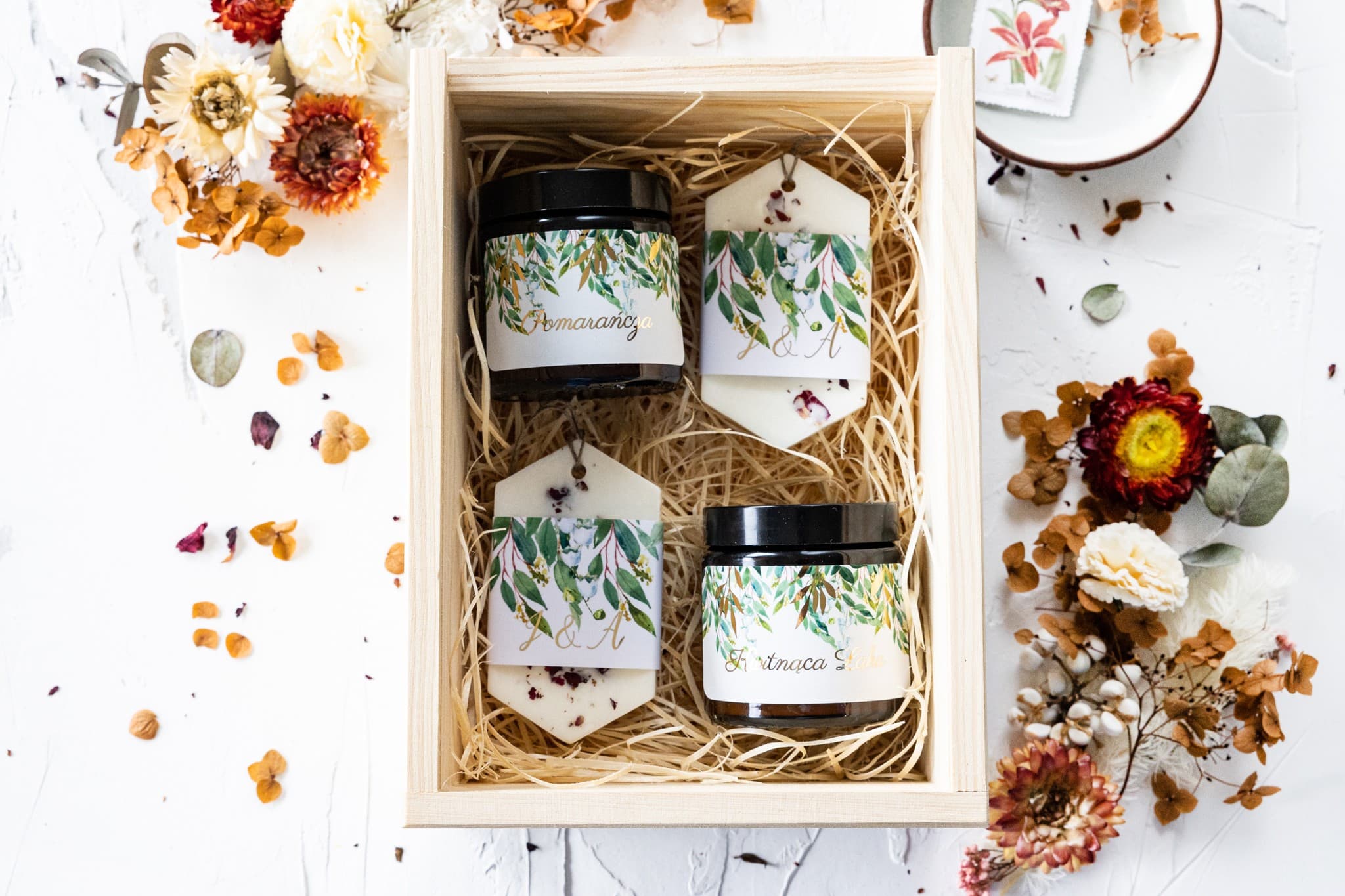 Lily of the Valley Gift Box with Scented Soy Candles | Personalized Wedding Thank You Gift for Parents | Rubin No. 4 - 3