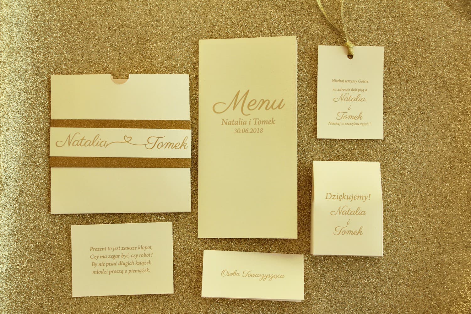 Glamour Wedding Invitation Sample Set | Foiled, Elegant Stationery Samples | Glamour No. 5