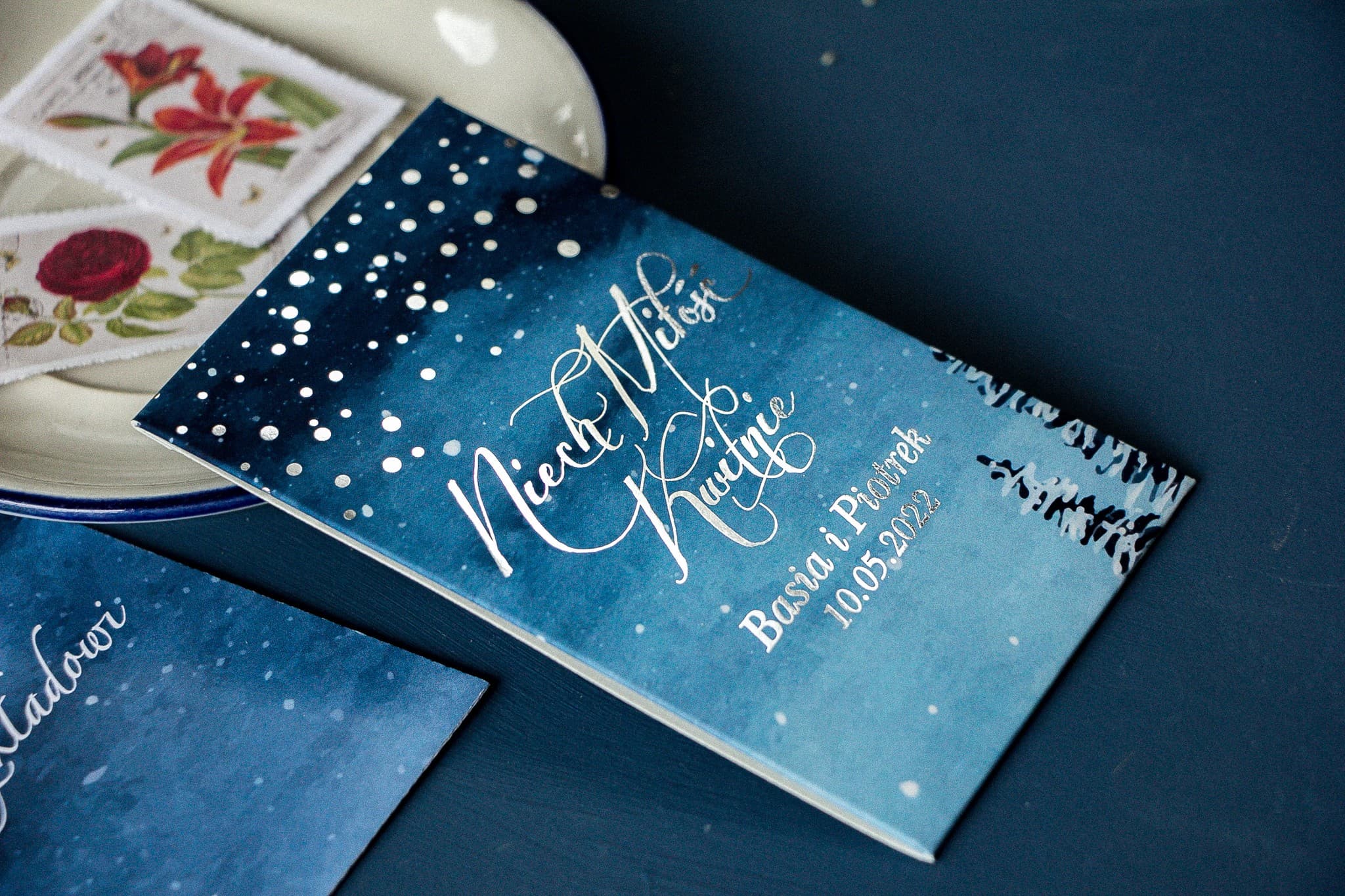 Graines de Myosotis en Sachet Argenté | Remerciements Invités Mariage | Pastel n° 6