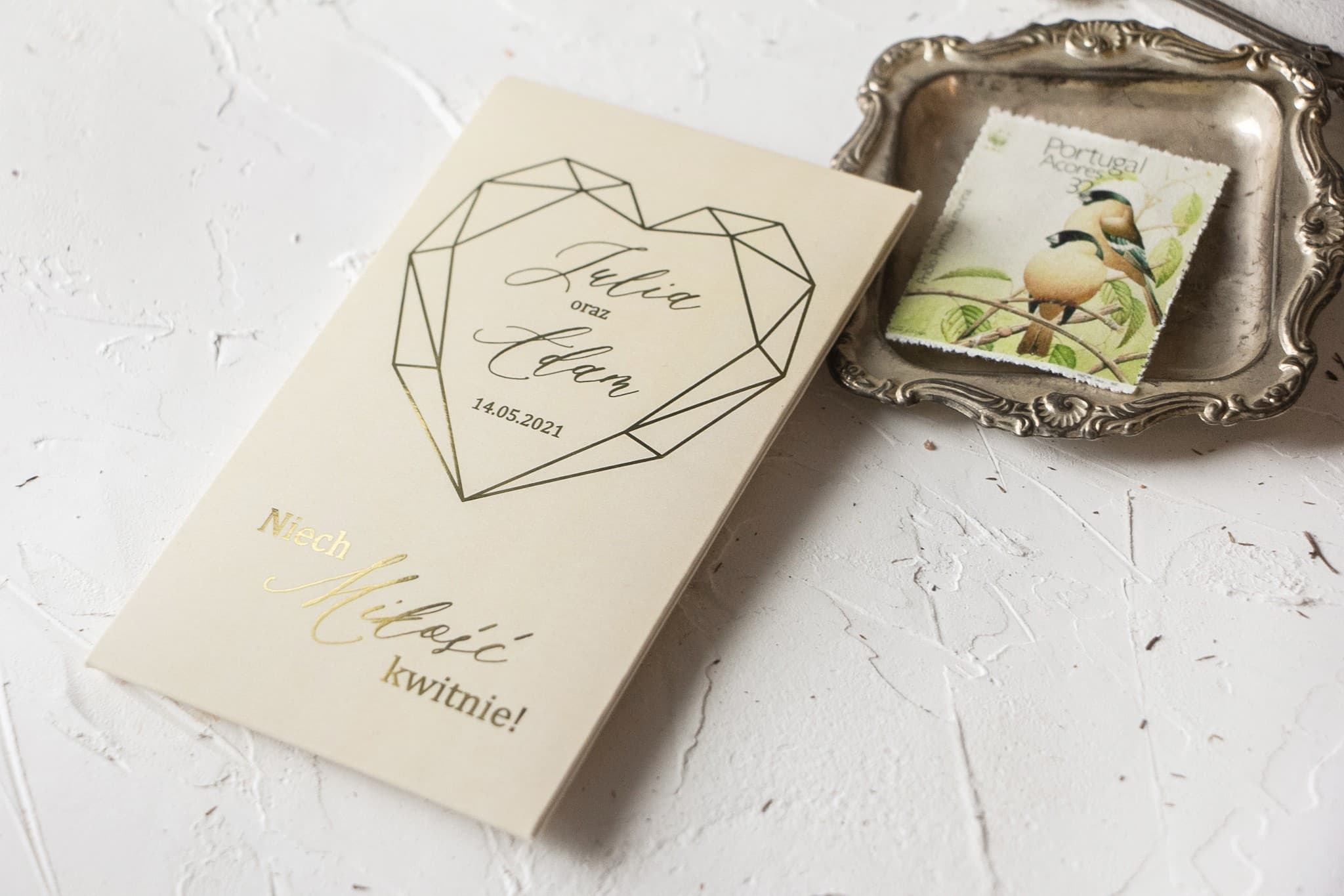 Graines de Myosotis Dorées, Sachets Personnalisés | Cadeaux Invités Mariage | Szafirowe n° 8