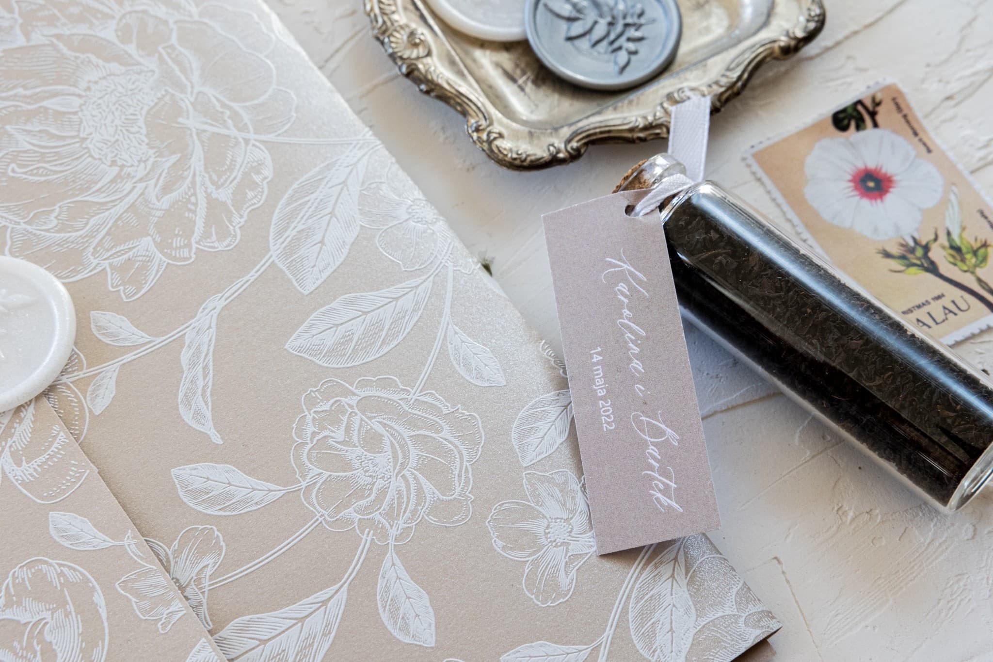 Tee im Fläschchen Gastgeschenke | Originelle Hochzeitspräsente mit Personalisierung | Nefryt Nr. 4