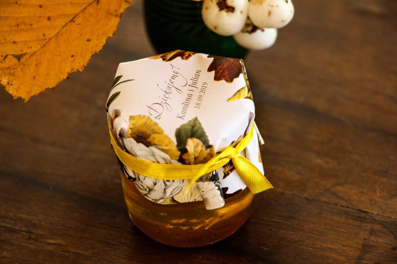 Polish Honey Jar Eteryczne No. 1 – Natural Vintage Wedding Favour