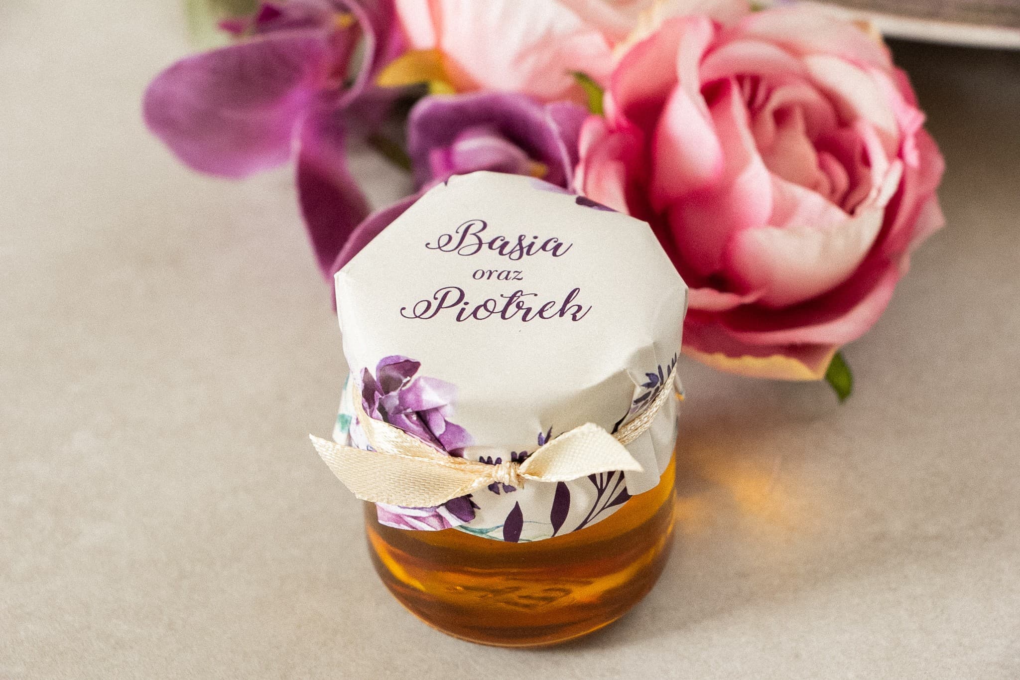 Polish Honey Jar Korani No. 5 – Sweet Wedding Favour with Lavender