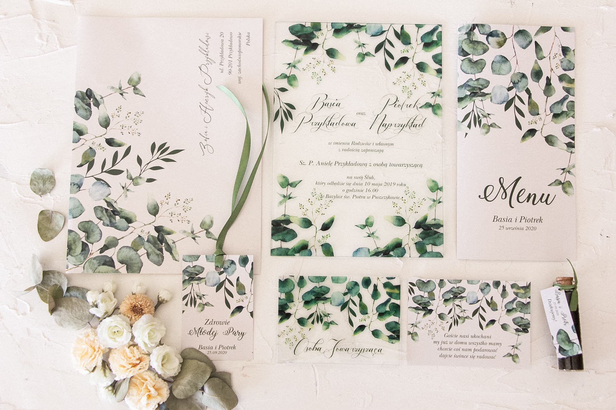 Invitaciones de boda Korani en vidrio, combinación de modernidad y elegancia para una ceremonia única