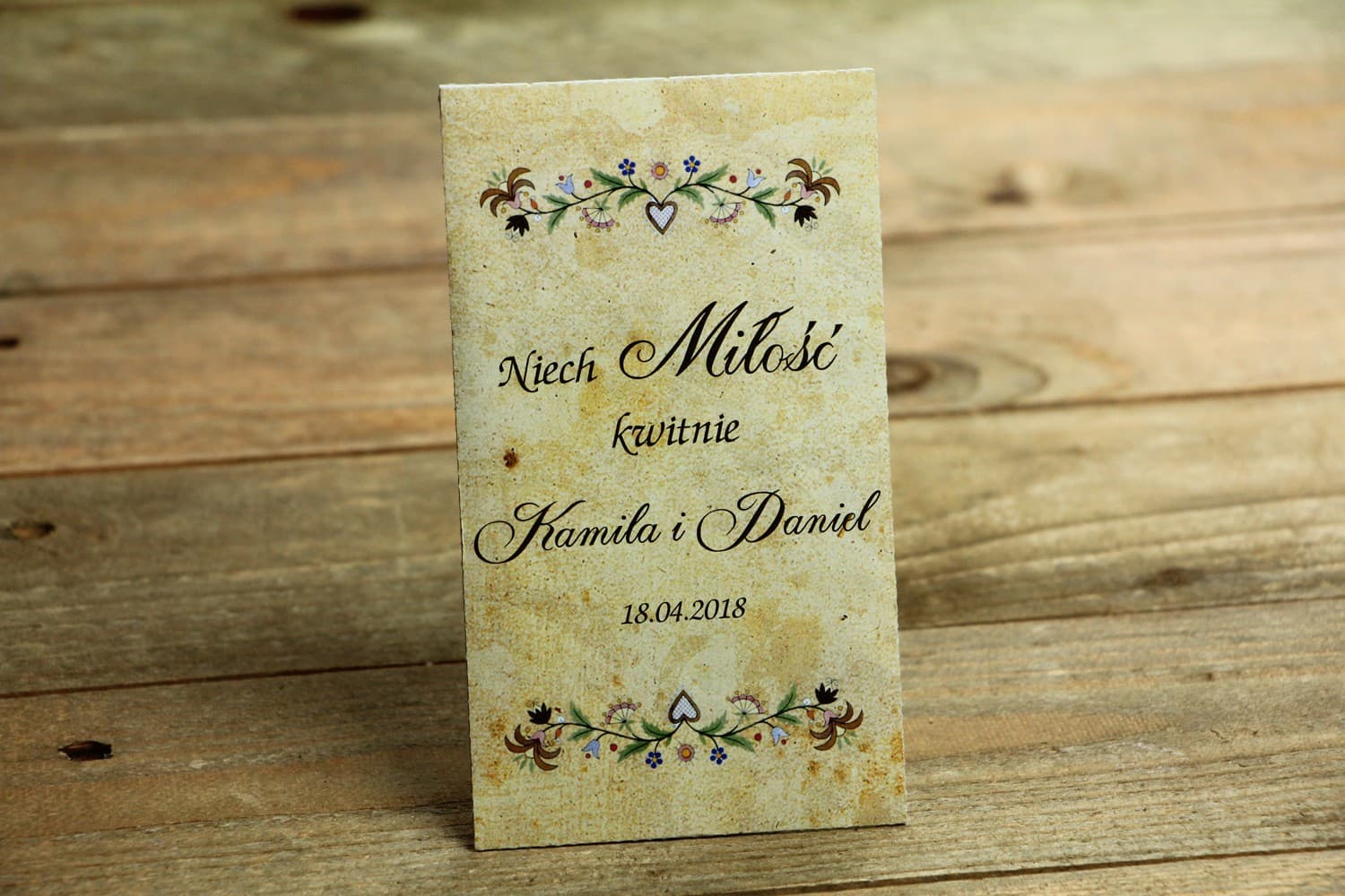 Forget-Me-Not Seeds, Kashubian Guest Favours | Folk Style Wedding Gifts | Folk No. 3
