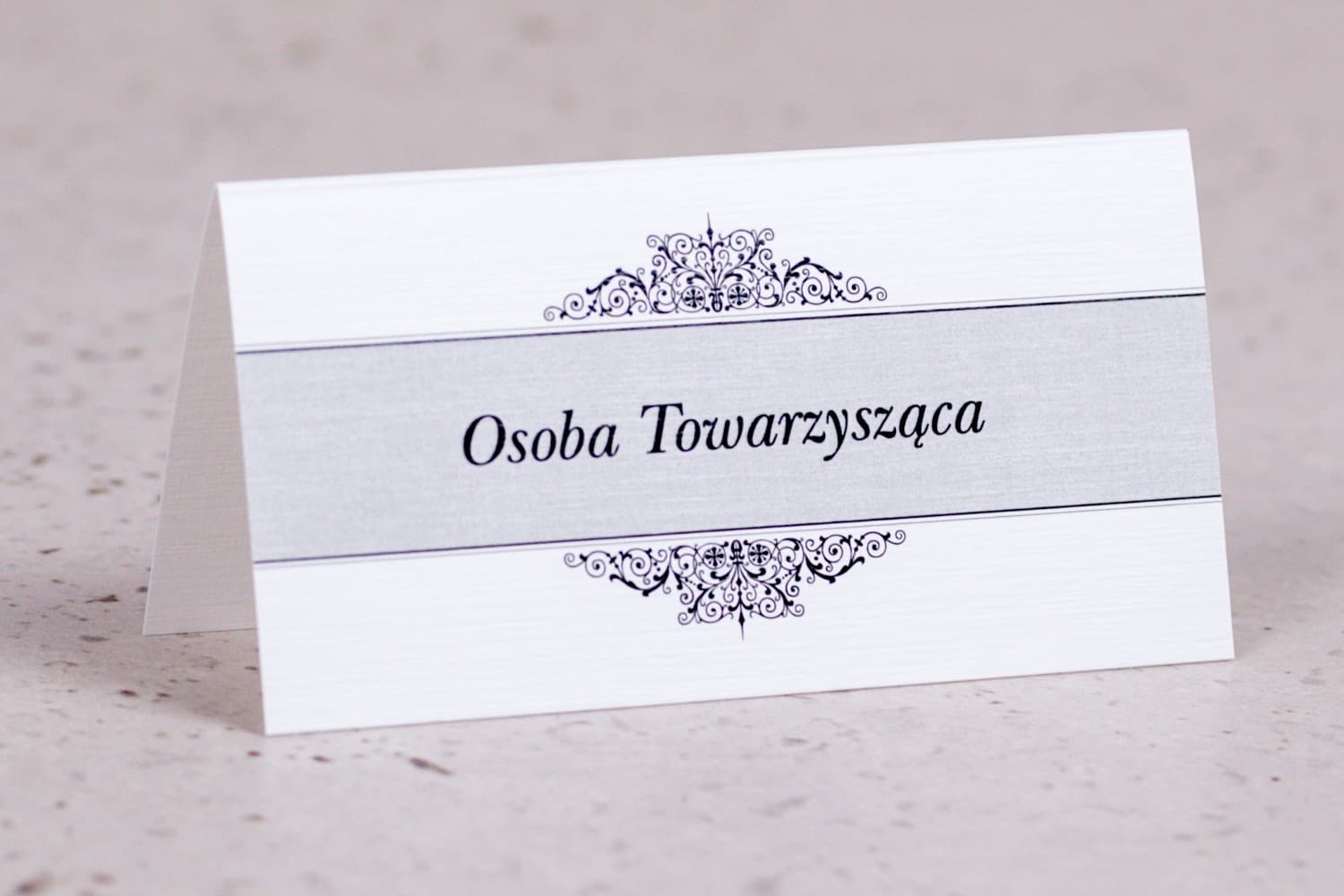 Marcasitios, tarjetas de mesa de la colección Arte nº 3 - Diseño clásico con decoración elegante